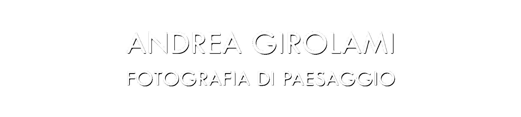 ANDREA GIROLAMI FOTOGRAFIA DI PAESAGGIO